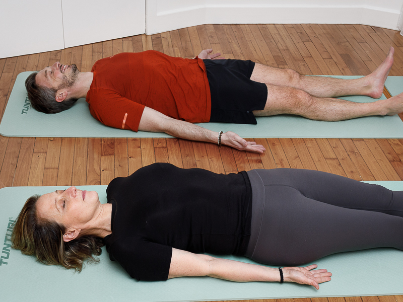 Cours de Pilates en duo
